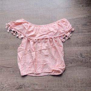 Strapless crop top NWT